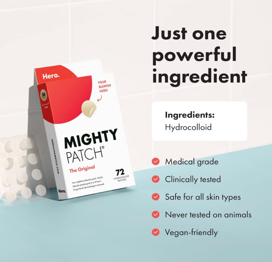 Hero Cosmetics Mighty Patch Original Patch 72 COUNT